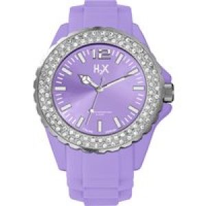 Hourex H2x: womens reef stones purple watch Rubber – One Size