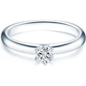 Tresor 1934 Womens Trilani Feminine Sterling Silver Ring – Dimension N