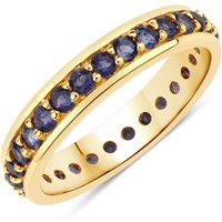 Rafaela Donata Womens Khushi Female Sterling Silver Ring - Gold - Size R - Image 2
