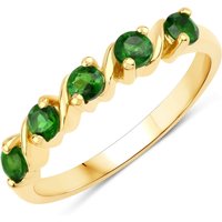 Rafaela Donata Womens Khushi Female Sterling Silver Ring - Gold - Size N - Image 2