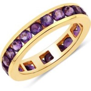 Rafaela Donata Womens Khushi Female Sterling Silver Ring – Gold – Size R