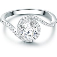 Tresor 1934 Womens Trilani Female Sterling Silver Ring - Size R - Image 2