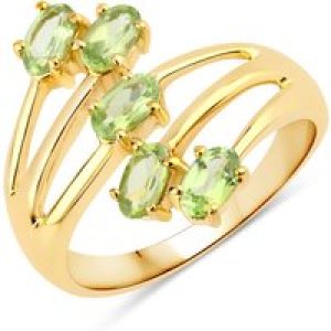 Rafaela Donata Womens Khushi Female Sterling Silver Ring – Gold – Size N