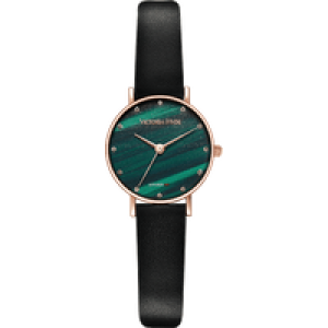 Victoria Hyde London Womens Watch Loughton Pearl, black green Stainless Steel – One Size