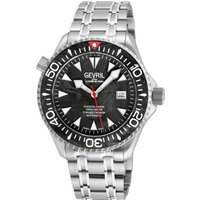 Gevril Mens Hudson Yards Swiss Automatic Dark Grey Watch - Silver - One Size - Image 2