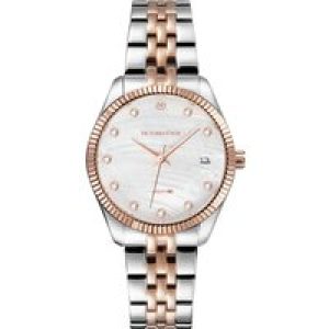 Victoria Hyde London Womens Rose Mary Women Watch in White Stainless Steel (archived) – One Size