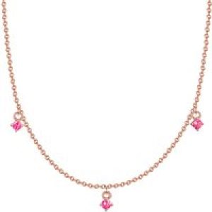 Glanzstücke München Womens Female Sterling Silver Necklace – Rose Gold – One Size