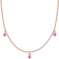 Glanzstücke München Womens Female Sterling Silver Necklace - Rose Gold - One Size - Image 2