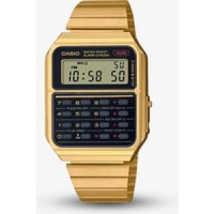 Casio Unisex Gold Tone Digital Calculator Watch CA-500WEG-1AEF