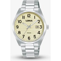 Lorus Mens Classic Silver Tone Yellow Cream Watch RH911RX9 - Image 2