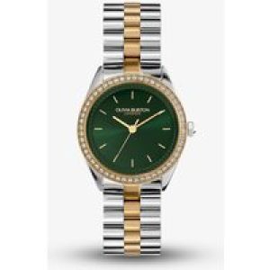 Olivia Burton Bejewelled Two Colour Green Watch 24000137