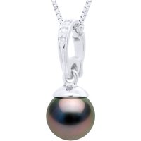 Ateliers Saint Germain Womens Beaded Pendant Openable White Gold and Real Cultured Tahiti Pearl Round 10-11 mm - One Size - Image 2