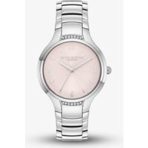 Olivia Burton Classic Lea Pink Dial Crystal Bracelet Watch 24000208