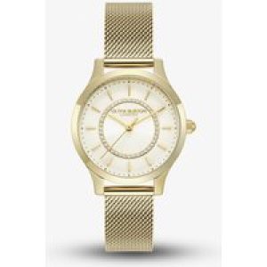 Olivia Burton Classic Wonderlust Gold Plated Crystal Mesh Watch 24000214