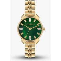 Olivia Burton Ladies Emerald & Gold Watch OB16DC02 - Image 2