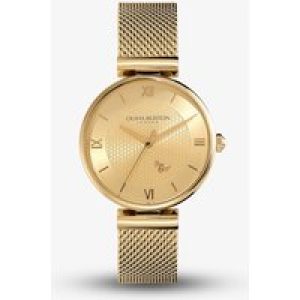 Olivia Burton Ladies Minima Bee Gold Mesh Watch 24000096