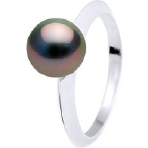 Diadema Womens – Ring – Tahitian Pearl – White Gold – Natural – Size T