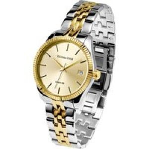 Victoria Hyde London Womens watch, gold-silver, gold dial, calendar function Stainless Steel – One Size