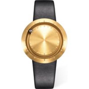 Victoria Hyde London Lavaro Time Touch Series Quartz Unisex Watch Black Strap 853560 – Gold Leather – One Size