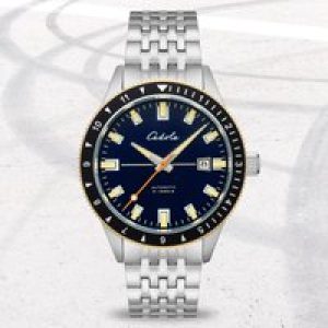 Cadola Tahiti Mens Japanese Automatic Regalia Watch CD-1006-44 – Silver – One Size