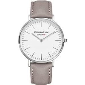 Victoria Hyde London Watch Unisex Light in Taupe Silver Stainless Steel – One Size