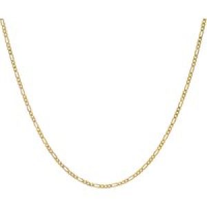 Diamant L’Eternel Unisex 9ct Yellow Gold 7.1g Figaro Necklace, 51cm/20″ Length, 3mm Width – One Size