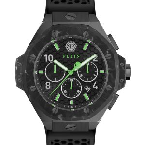 Philipp Plein Chrono Royal Mens Black Watch PWPRA0624 Silicone – One Size