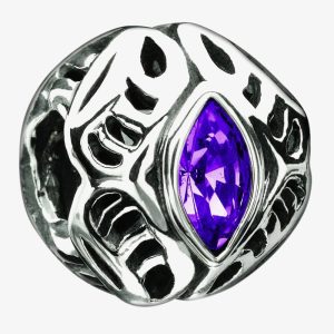Chamilia Celebrations June Purple Crystal Bead 2025-0666