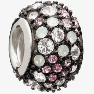 Chamilia Jewelled Pink Black Crystal 2025-0753