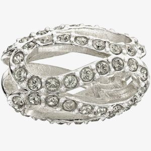 Chamilia Light Grey Glistening Meander Crystal Bead 2083-0406