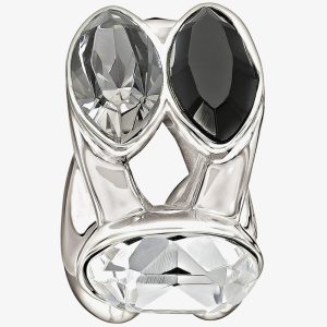 Chamilia Black Grey And White Crystal Bead 2083-0458