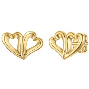 Rafaela Donata Womens Female Sterling Silver Earring – Gold – One Size