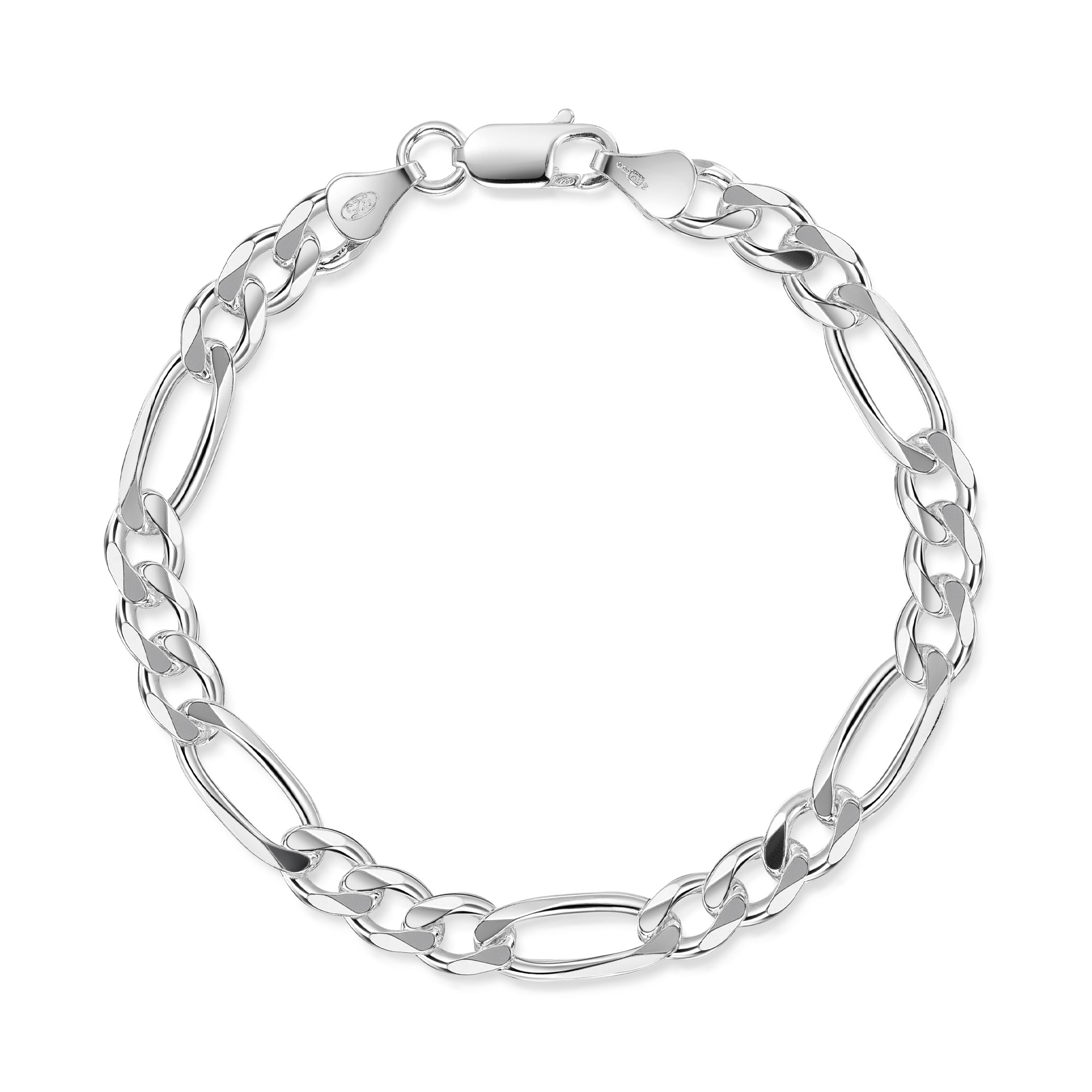 Silver Chain Mens Bracelet