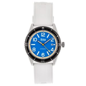 Reign Mens Gage Automatic Watch w/Date – Navy Rubber – One Size