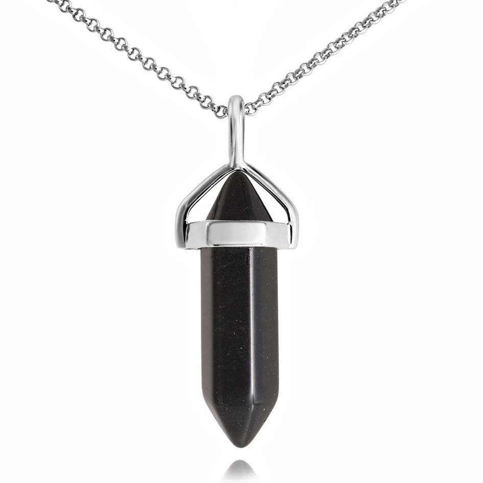 Black Onyx Authentic Gemstone Necklace