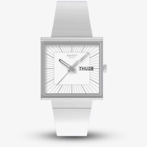 Swatch Essentials What If…All White? White Watch SO34W700