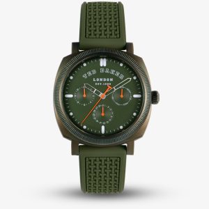 Ted Baker Caine Military Green Silicone Watch BKPCNS3099I