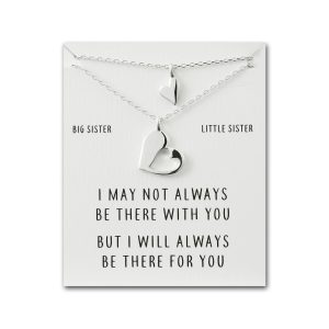 Large Sister Little Sister Piece of My Middle Necklace Set