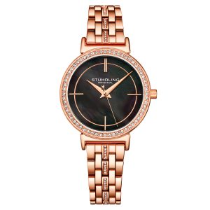 Stührling Womens Mosaic 3987 Quartz 33mm Classic – Rose – One Size