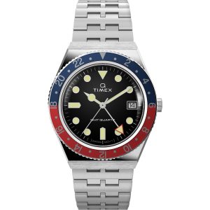 Timex Q Reissue Mens Silver Watch TW2V38000 Stainless Steel (archived) – One Size