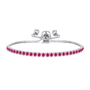 Purple Tennis Friendship Bracelet Created with Zircondia® Crystals