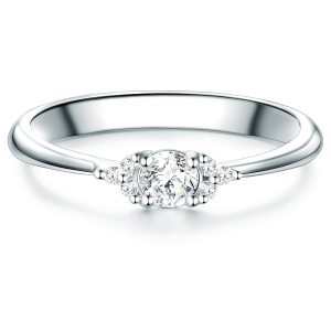 Tresor 1934 Womens Trilani Female Sterling Silver Ring – Size R
