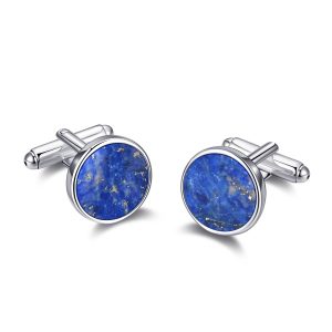 Men’s Lapis Gemstone Cufflinks