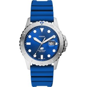 Fossil Blue Mens Watch FS5998 Silicone – One Size