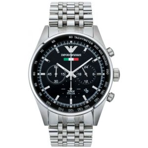 Armani Mens AR5983 Watch – Silver – One Size