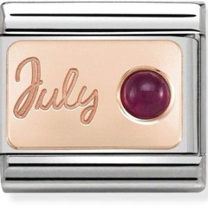 Nomination Rose Gold July Ruby Allure