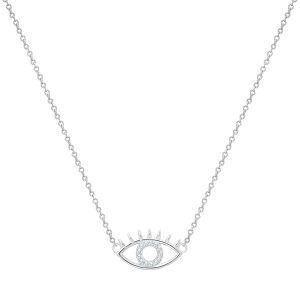 Glanzstücke München Womens Feminine Sterling Silver Necklace – One Dimension