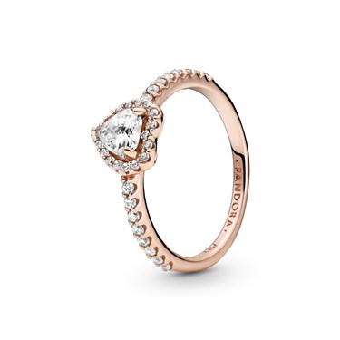 Pandora Rose Gold Glowing Increased Middle Ring - 56