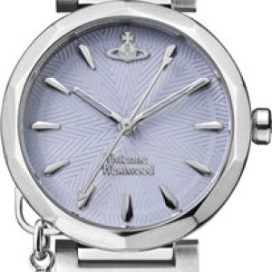 Vivienne Westwood Silver + Gentle Blue Poplar Watch
