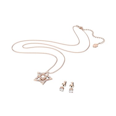 Swarovski Rose Gold Stella Superstar Set